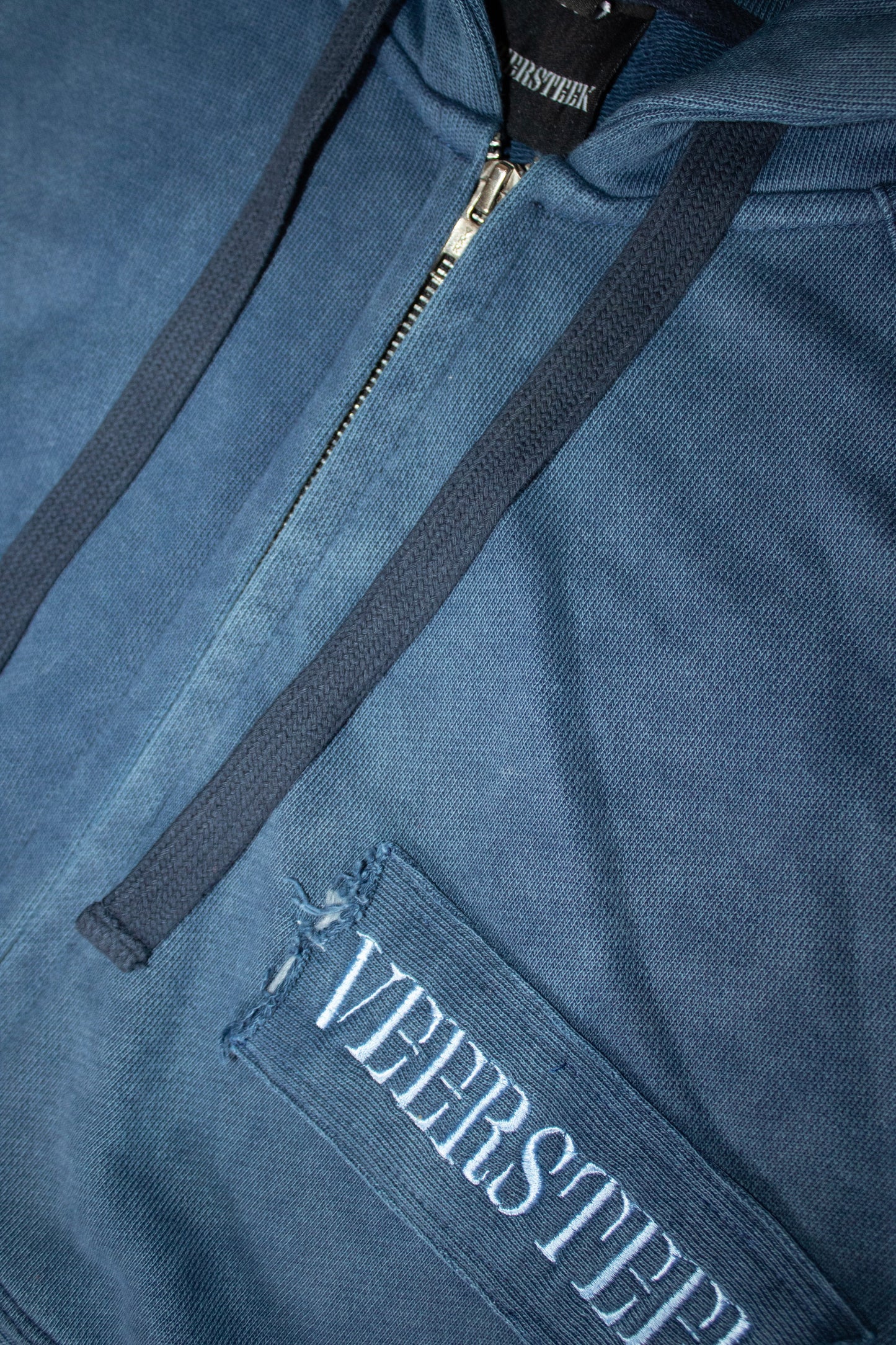 “ Washed Blueberry “ Zip-up