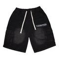 Washed Black Jorts